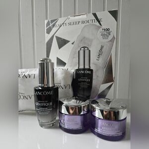 Lancome 2pc Skincare Set: Genefique Serum.67oz+Renergie H.p.n. 300 Peptide 1oz